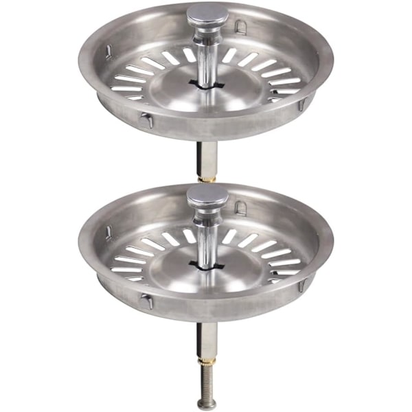 Qs229c002*2-U 92mm gammel vaskavløpsplugg 2-pakning, 9,2 cm
