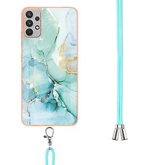 Marmor IMD TPU Mobilskall til Samsung Galaxy A33 5G Green 003