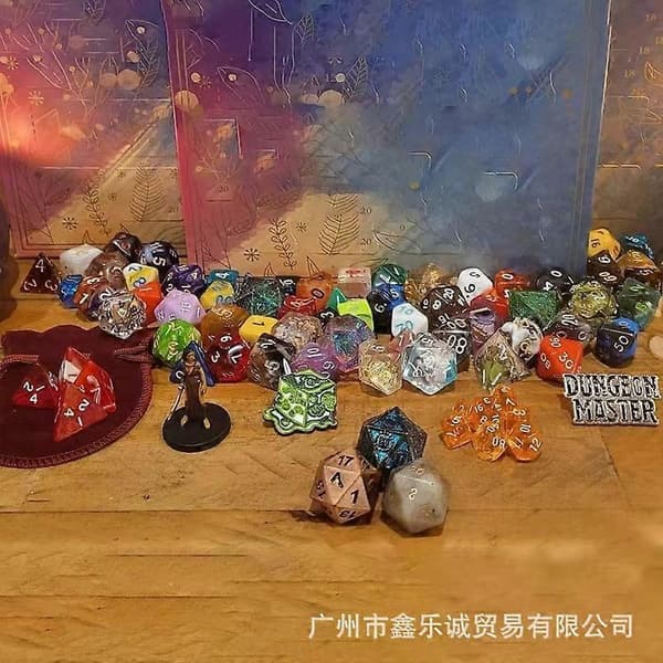 Dungeons & Dragons Terninger Overraskelsesboks 24-dagers Nedtellingskalender Type C