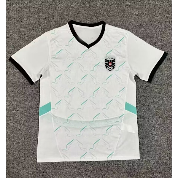 2024 Europeiska Mästerskapet Frankrike tröja Italien landslag England Spanien Brasilien fotbollsuniform Austria white L