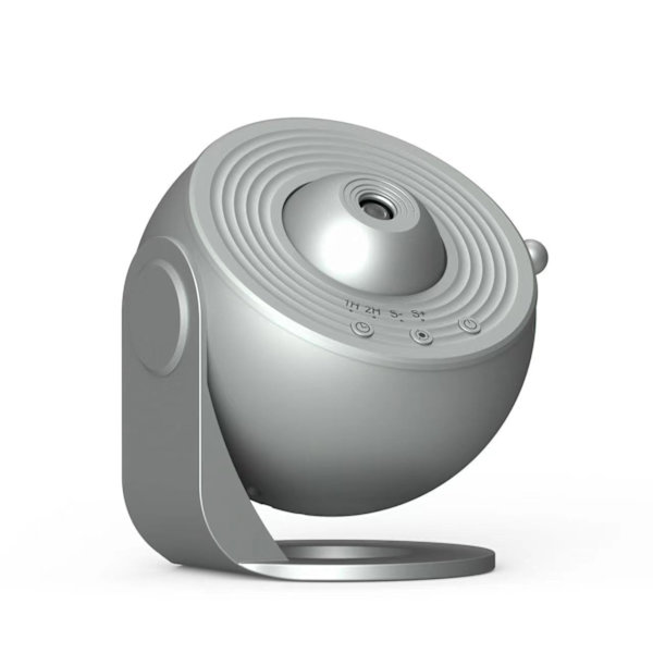 Stjernehimmel-projektorlampe, stjernehimmel for soverom, 13 planetariske skiver, LED-stjernehimmel, projektor for barn, voksen/soverom/fest/tak Moonlight silver