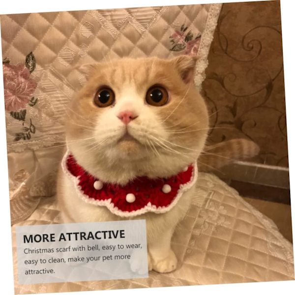 1 st hundhalsduk Pojkars haklappar Flickors presenter Halsband katt Halsband Hundhalsduk Husdjurshalsduk Halsduk Krage Höstkläder Stickning - L 30-35cm