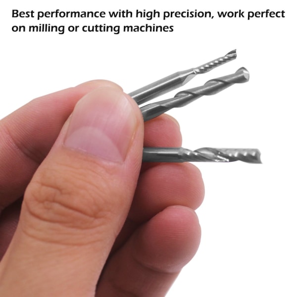12 tungsten carbide fræsere, 4 1/8 \"til CNC fræser dobbelt spline fræser+8 enkelt kant fræser