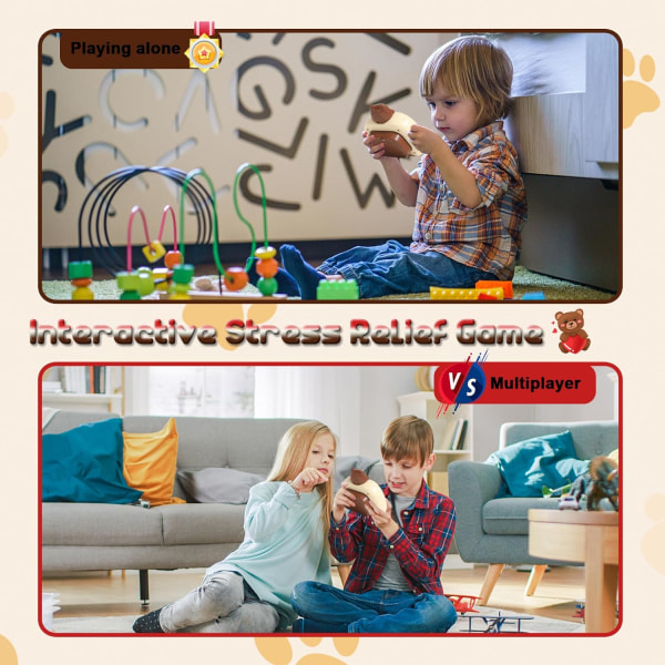 Pop Fidget Kids Games It Toys, Handheld Game för barn 6-8, Quick Push Game, Bubble Stress Pop Light Up Game, Födelsedagspresenter