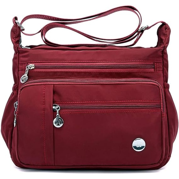 Handväska för kvinnor Rymlig väska med flera fickor Crossbody-väska för kvinnor Modeväska Top Handtag Väska