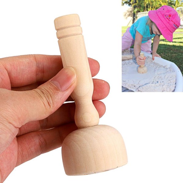 Set av trälera, stämplar för lekdeg av trä, handtag av trä, keramikverktyg, handtagsstämplar i trä