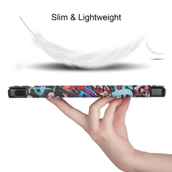 Samsung Galaxy Tab A7 10.4 Kotelo Tri-Fold Graffiti 205