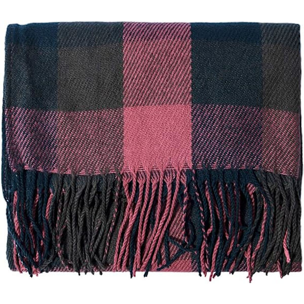 Kvinnors långa rutig filt tjock överdimensionerad vinter/höst varm halsduk stor tartan halsdukar wrap sjal gåvor