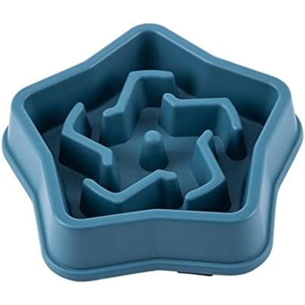 Långsam matare hundskål - Maze Puzzle Feeder Hund långsam matare skål, Lila hundskål långsam matare, 2 koppar långsam matare hundskålar för små, medelstora,
