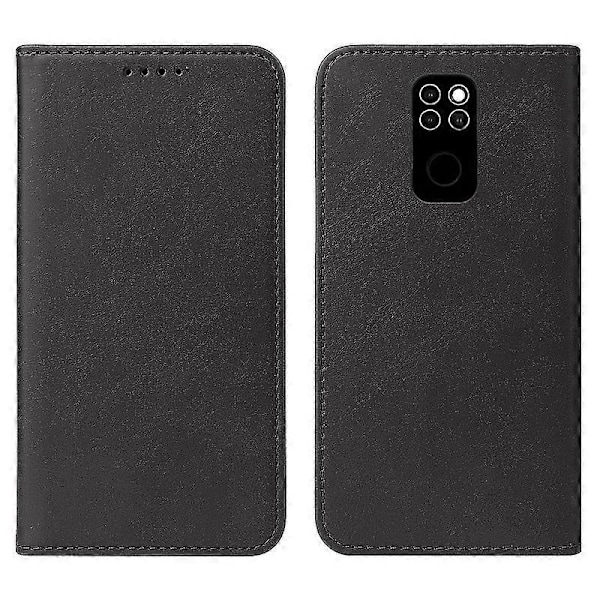 Läderfodral för Motorola Moto Defy 2021 Black