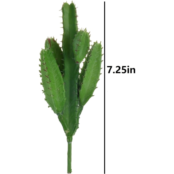 2 stk. kunstig kaktusplante, der ser ægte ud, DIY-materiale til boligindretning og blomsterdekoration