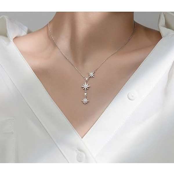 Gullstjerne-chokerhalskjede for kvinner, søtt halskjede for tenåringsjenter, trendy stjerne-chokerhalskjede, justerbart