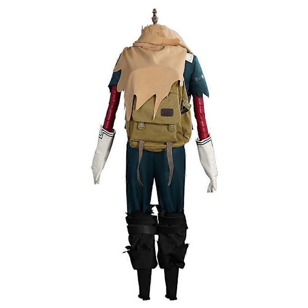 2023 Anime My Hero Cosplay Academia Midoriya Izuku Cosplay Puku Peruukki Aikuisten Miesten Housut Takki Vyö Peruukki Puvut Halloween-asu L bag only