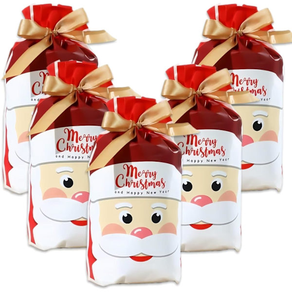 50 st julgodispåsar julsnöre godispåsar julgodispåsar kakpåsar för julfestgåvor presentförpackningstillbehör