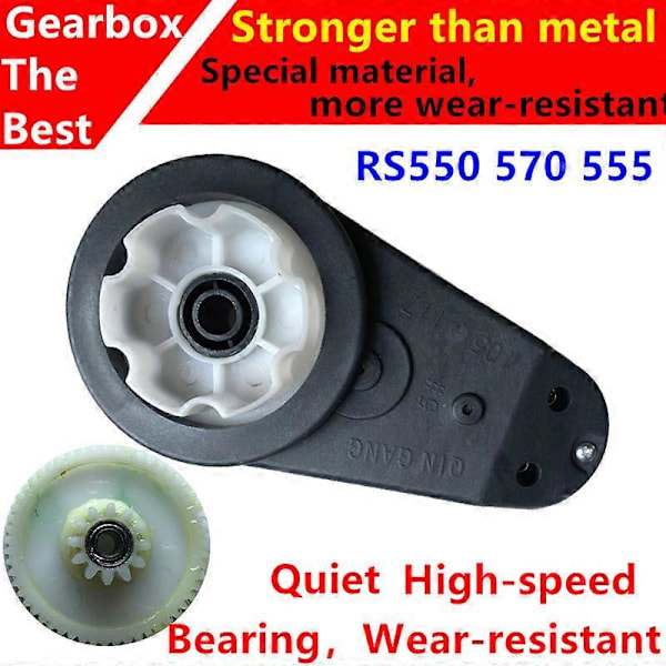\"6V 12V 24V RS550 RS570 RS555 børns elbil motor gearkasse med højt drejningsmoment og høj hastighed, baby legetøjsbil motor gearkasse\" 12V570 40000RPM