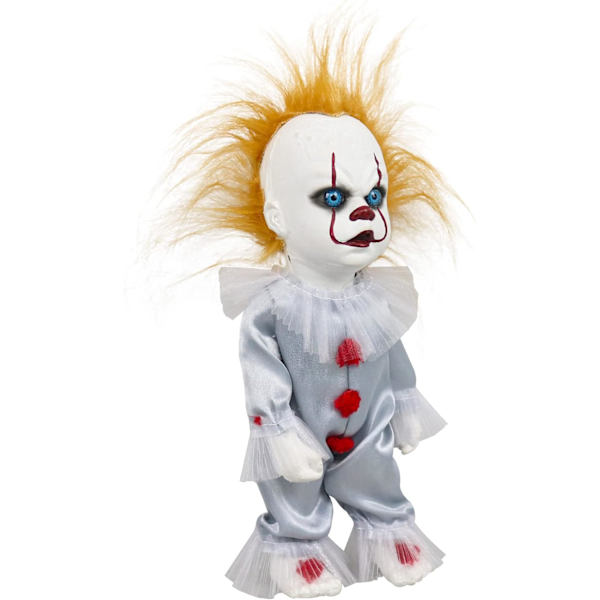 Läskig Clown Plyschdocka Skräckleksaker Mjuk Fylld Docka Tomte Halloween Dekoration Rolig Samling 5,9 Tum