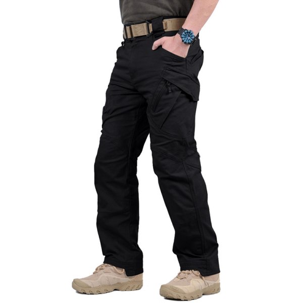 Miesten Assault Tactical -housut, kevyet puuvillaiset ulkona sotilaalliset taisteluhousut