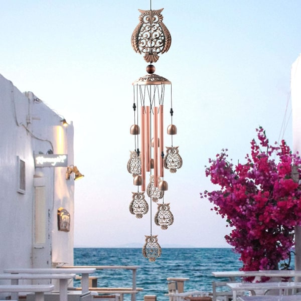 Owl Wind Chimes Outdoor,Gifts for All mom/Grandma/Women/Aunt/Daughter/Friend/Niece/Sister/dad, Mother Birthday Gift, Gardening Gifts,windchimes