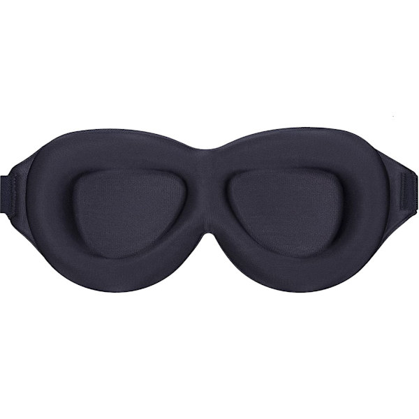 Unimaske, 3D-muotoiltu 100 % pimentävä unimaske, unimaske säädettävällä hihnalla, pehmeä ja mukava yöside