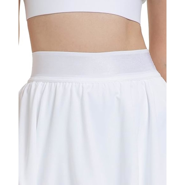 Tenniskjol för kvinnor Athletic Skorts Mini plisserad kjol Hög midja träning Löpning Golfkjol Layered kjolar (stora）