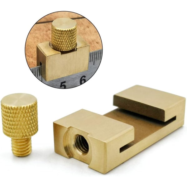 Mässing Stål Linjal Linjal Stopp Linjal 30Cm Linjal Mässing Linjal Med Växel Linjal Positioneringsblock Parallell Linjal