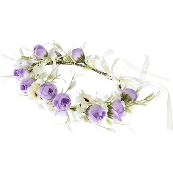 Kamelia Blomsterkrona Ros Huvudbonad Bröllop Brud Blomsterflicka Halo Maternity Foto Rekvisita FL-03