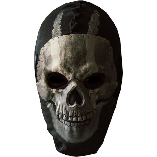 Ghost Skull Mask Full Face Unisex För Krigsspel Utomhus Sport Halloween Cosplay