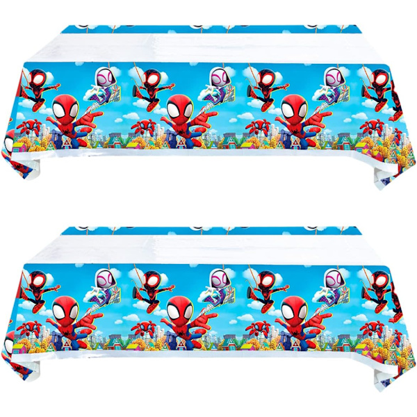 2 stk. Spidey og hans bedste venner festdug, Spidey og hans bedste venner temafestartikler