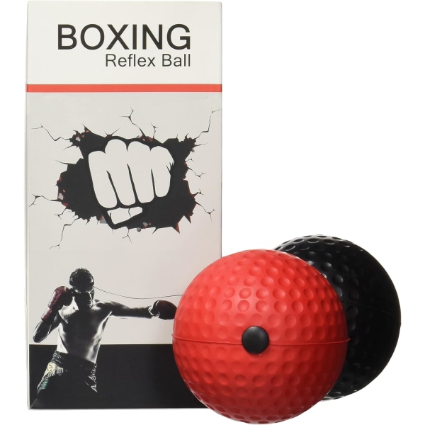 Boxing Reflex Ball, 2 Difficulty Level Boxing Ball With Headband, Softer Than Tennis Ball, Suit For Reaction