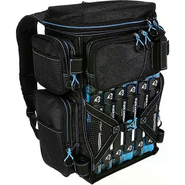 Evolution Fishing Drift Series Ryggsäck för Fiskeutrustning - 3600 Utomhusryggsäck Blue