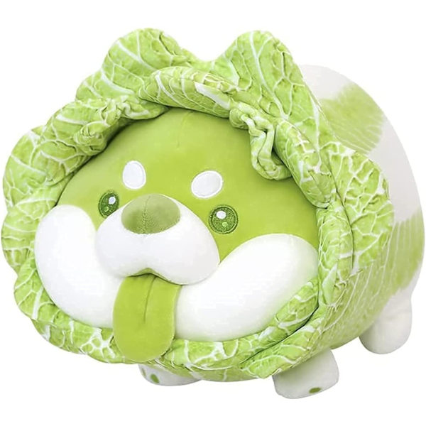 Hunde bamse, 16 tommer (ca. 40,6 cm) plysdyr Shiba Inu bamse, blød fluffy ven krammepude - Gaver til alle aldre og lejligheder