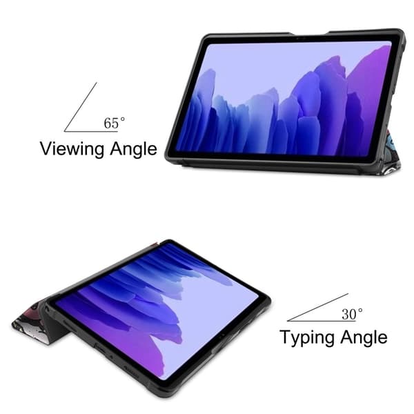 Samsung Galaxy Tab A7 10.4 Kotelo Tri-Fold Graffiti 205