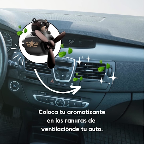 Duftspreder for aromaterapi i bil - Leveres med 2 aromaterapitabletter. Flott biltilbehør, klimaanlegg, luftfrisker i bilen Hello Kitty
