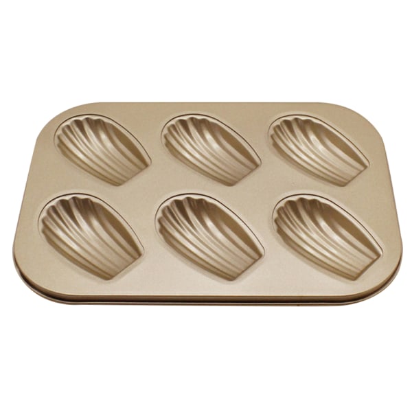 Non-stick pot, 6 Cavity shell cake baking tray Chocolate non-stick baking tray, for baking baking tools