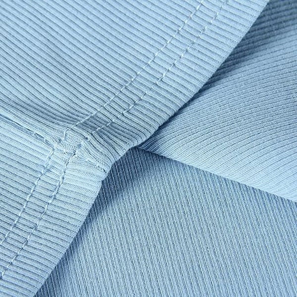 Ärmlöst linne dam Formpassande Scoop Neck Ribbstickade Basic Cami-skjortor (stora)