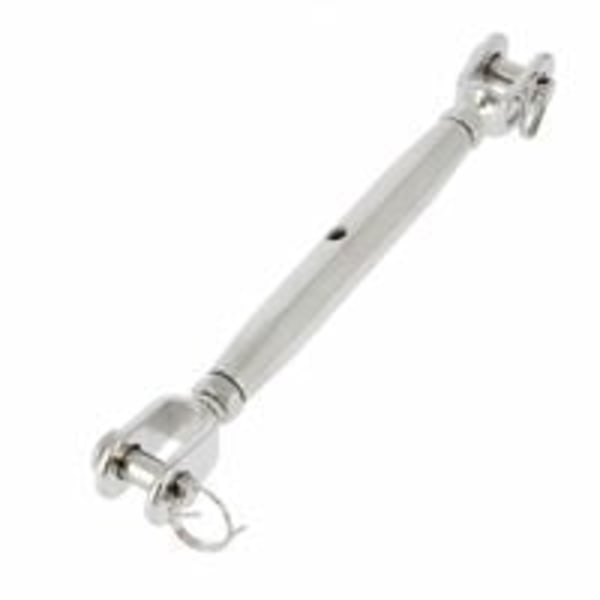 Turnbuckle With Fixed Forks M4 Stainless Steel A4