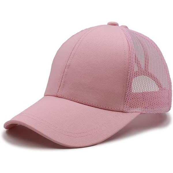 Dame Hestehale Høj Rod Hatte Distressed Baseball Caps Ukonstrueret Vasket Dad Hat Piger Trucker Ponycaps