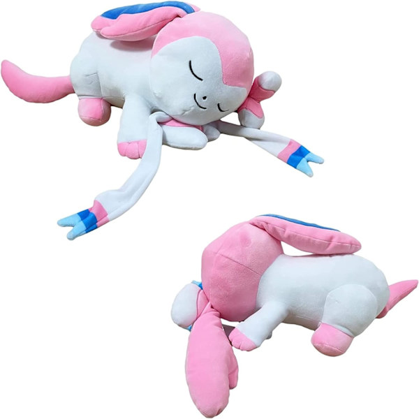 Sovende papkasse pude lommemonster dyr Squish evolutioner plyslegetøj blødt fyldt bamser nuttet dukke til børn (13,8 tommer, pink)