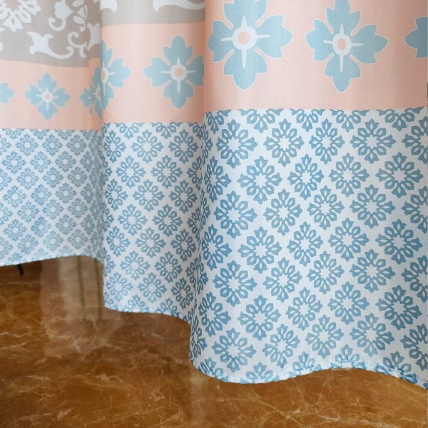 Mandala bruseforhæng polyester stof badeforhæng skimmel og meldug resistent med 12 gardin 180 x 180cm lang bruseforhæng liner vaskbar