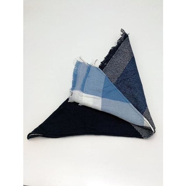Agio Dame Varm Lang Sjal Vinter Wraps Store Tørklæder Strik Cashmere Følelse Ternet Trekant Tørklæde