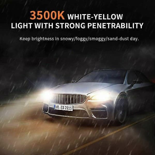 2X H7 Xenonlamper 12V 100W Super Sterk, Bilfrontlyslamper Auto Motorsykkel Ny Versjon Halogenlampe for Halvlys