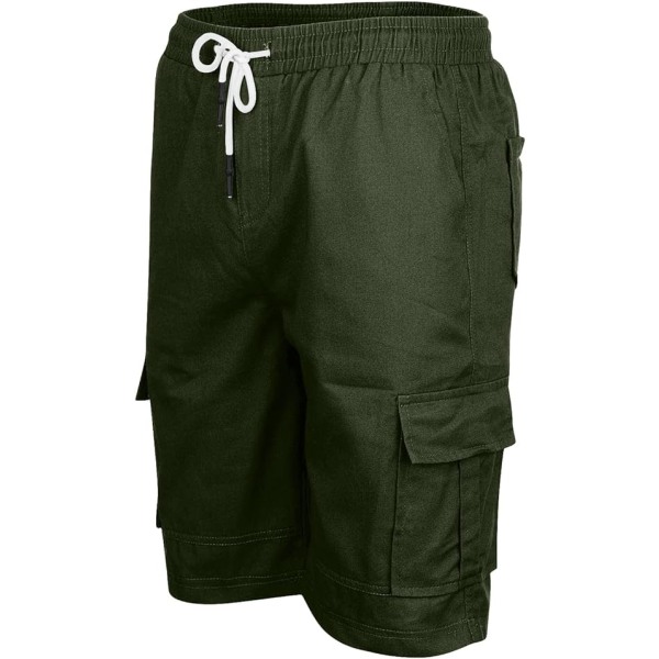 Herre Cargo Shorts, Herre Sommer Casual Utendørs Casual Patchwork Lommer Overalls Sport Tooling Shorts Bukser