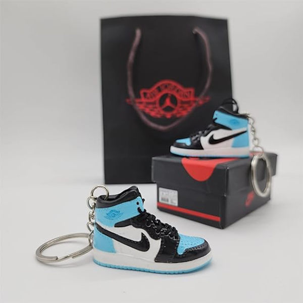 Mini Sneaker Nøglering, Unisex Sports Sko Nøglering, Seje Nøgleringe til Gaver