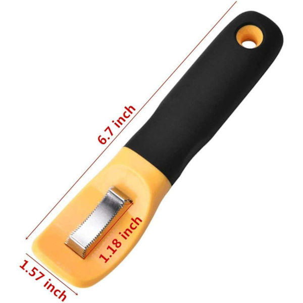 Utmärkt grepp handhållen majsskalare - 1-pack, tröskverk med räfflat vertikalt blad.