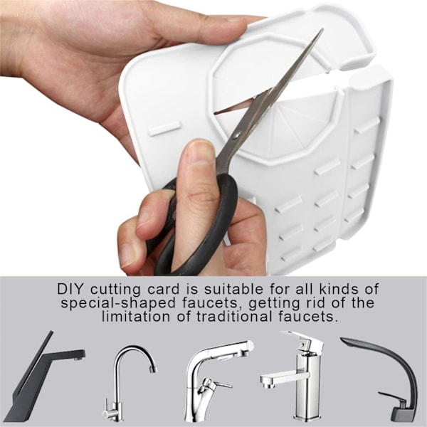 2 st silikon diskbänksmatta, minidiskbänksskydd för köksbänkskydd Självdrainagedesign (vit+vit, 8,3 tum x 5,7 tum)
