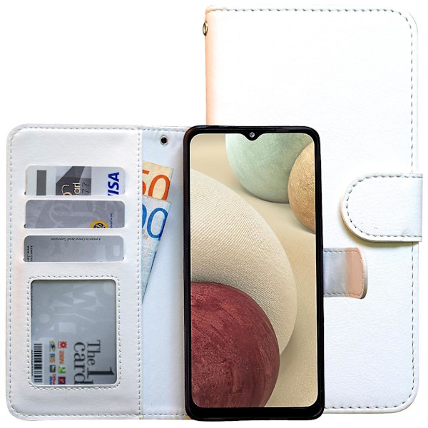 Samsung Galaxy A32 5g - Læderfodral / Beskyttelse White