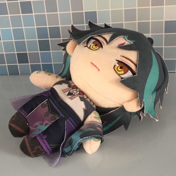 Söpö pehmoeläin Anime-hahmo Plushie Kuki- Shinobu Kawaii Pehmeät täytetyt eläimet Lahja Genshin Impact -faneille