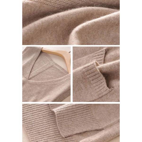 Kvinners V-hals Utringning Ermeløs Oversized Genser Vest Casual Løs Twist Strikket Genser Vest Genser