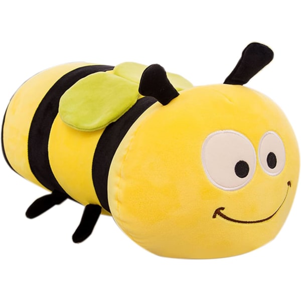 17,7 tommer bie kosedyr, myk gul humleklem pute plysj dukke, gave til barn