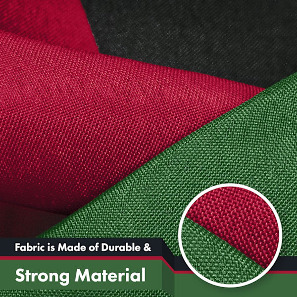 – 2-pak: Kenya (Kenyansk) flag | 3x5 fod | Trykt 150D – Indendørs/udendørs, levende farver, messingøjer, kvalitetspolyester,